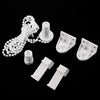 2 Sets 17mm Shutter Curtain Control Head With 2m Pull Beads Chain Set, 2 Sets 2m Pull Beads Chain