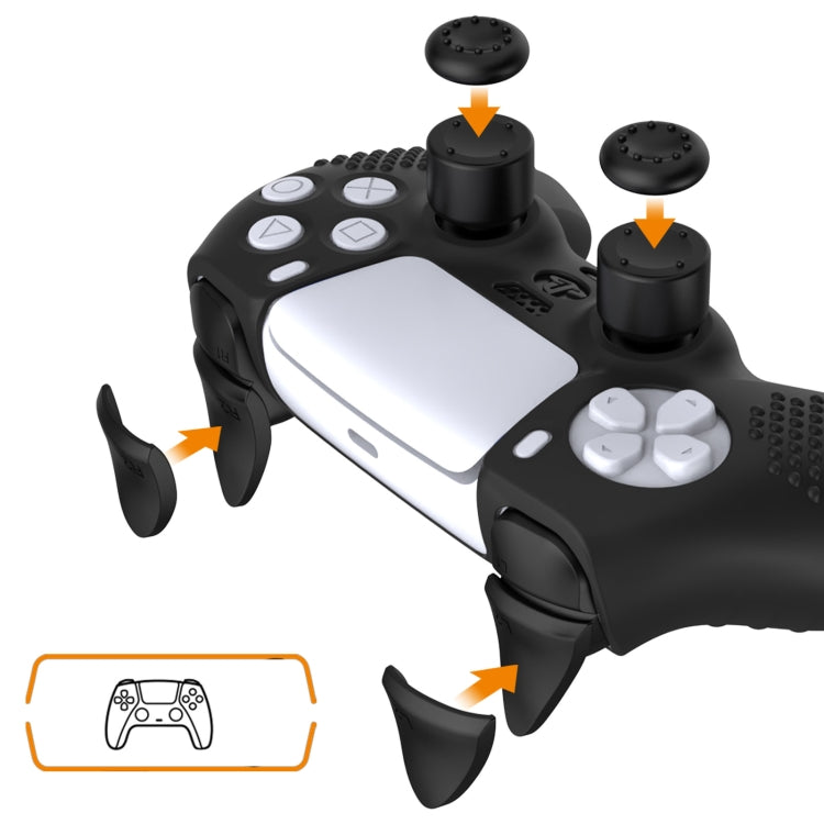 For PS5 Game Controller Joystick Cap Silicone Protective Cover Kit Dustproof Case