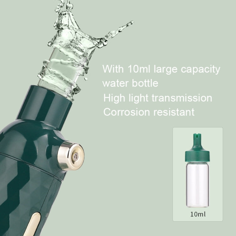 Portable Oxygenator High Pressure Hydration Atomization Handheld Face Steamer, AR61806 Dark Green