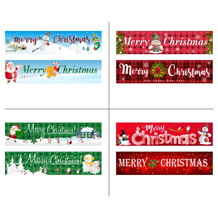 Christmas Patio Banner Party Decoration Supplies, 50 x 250cm