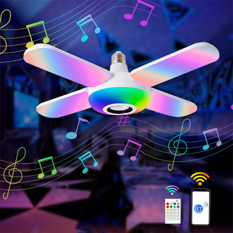 Smart Remote Control Colorful Folding Music Bulb Light with Audio Function, Spec:, New 4+1, 4+1