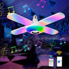 Smart Remote Control Colorful Folding Music Bulb Light with Audio Function, Spec:, New 4+1, 4+1