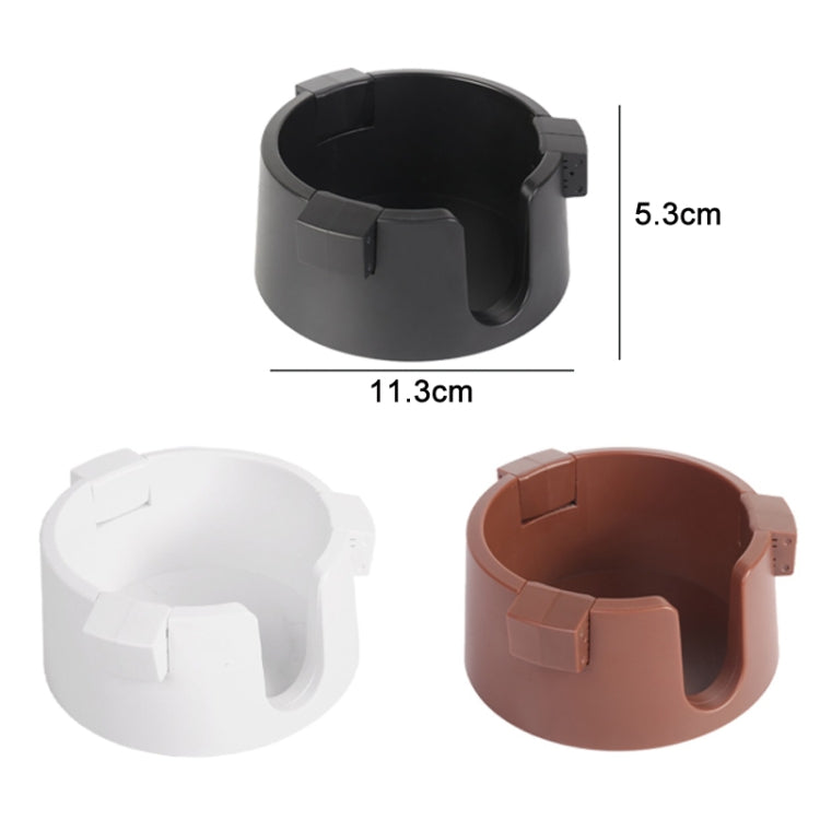 Multi-functional Spill-proof Insulated Fixed Cup Holder, Black, White, Brown