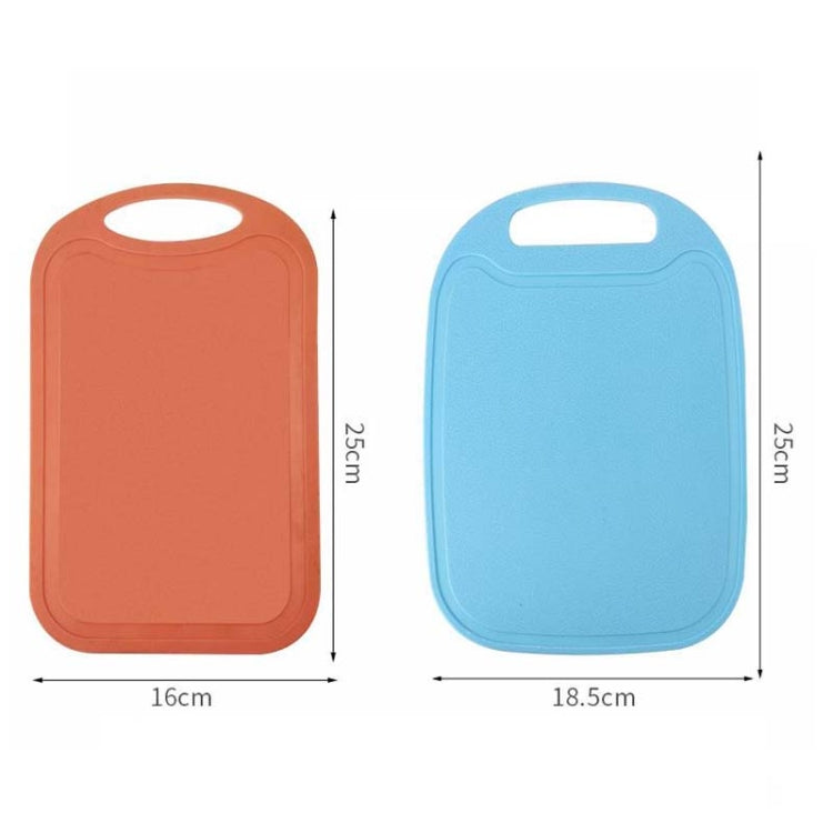 10 PCS Plastic Anti-Slip Kitchen Cutting Board, No. 2 Blue, No. 2 Light Green, No. 2 Gray, No. 2 Mud Gray, No. 1 Orange, No. 2 Brown, No. 1 Grass Green, No. 1 Green, No. 1 Light Gray, No. 1 Pink, No. 1 Beige, No. 2 Sky Blue