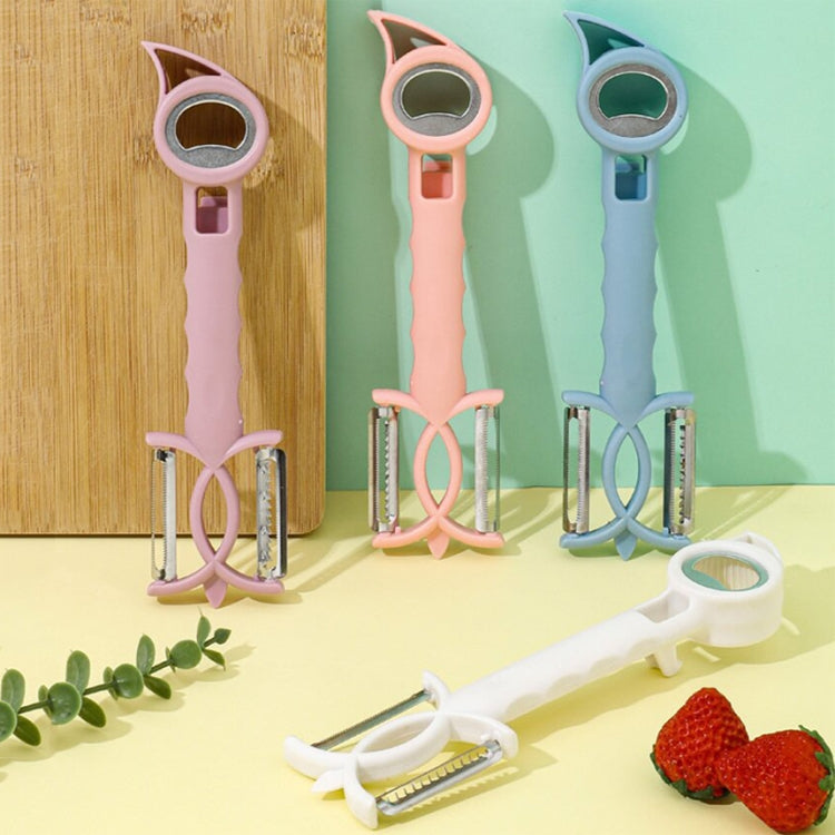 3 PCS 7 In 1 Multifunctional Peeling Bottle Opener Peeler Grater Can Opener