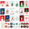 6 Fold Cards + 6 Envelopes + 6 Stickers Christmas Day Greeting Cards, MC8-92, MC8-93, MC8-94