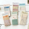 5 Packs Village House Garden Vintage Handbook Decorative Base Paper, 5 Packs Send Message, 5 Packs Drawing