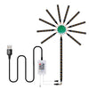 KD0062 USB 24 Key Bluetooth Firework Lantern LED Music Decoration Light, 117LED