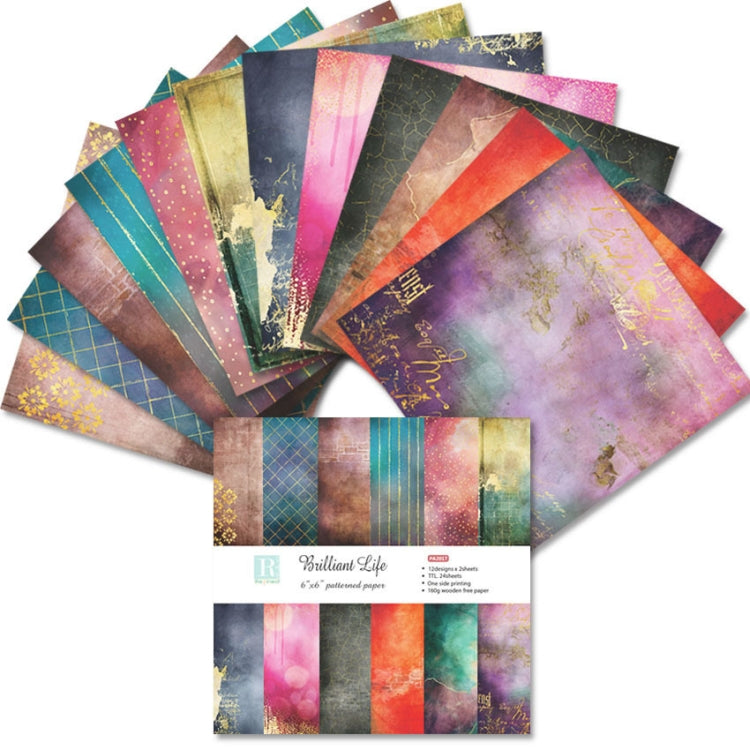 1 Sets PA2017-6 DIY Album Clipboard Handbook Card Background Paper, Size: 6 inch, PA2017