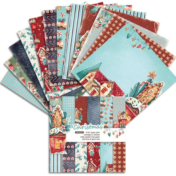 1 Sets PA2028 DIY Album Clipboard Handbook Card Background Paper, Size: 6 inch, PA2028