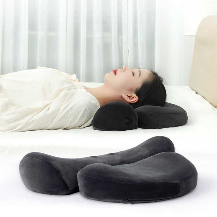 3D Slow Rebound Memory Foam Heating Massage Pillow