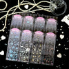 3 PCS Laser Stereo DIY Stickers Set Handbook Decorative Material Stickers