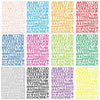 10 PCS Waterproof Alphabet DIY Handbook Sticker Gift Decoration Office Sticker