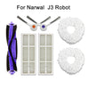 For Narwal Clean Robot J3 Spare Part Accessory, 1pc Main Brush, 2pcs Side Brush, Set, 2pcs Mop, 3pcs Dust Box Block