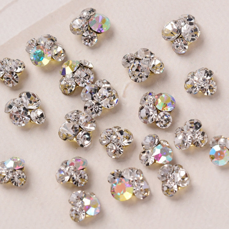 20 PCS Nail Jewelry Stacked Diamond Nail Sticker Accessories, H522, H523, H524, H525