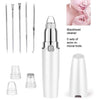 HD-3138 Electric Pore Cleaning Instrument Hot Compress To Export Acne Removing Blackhead Beauty Instrument, White With Acne Needle