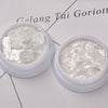 10 Boxes Velvet Shells Mica Piece Nail Stickers Nail Sequins Jewelry, 01 Fragments, 02 Big Pieces