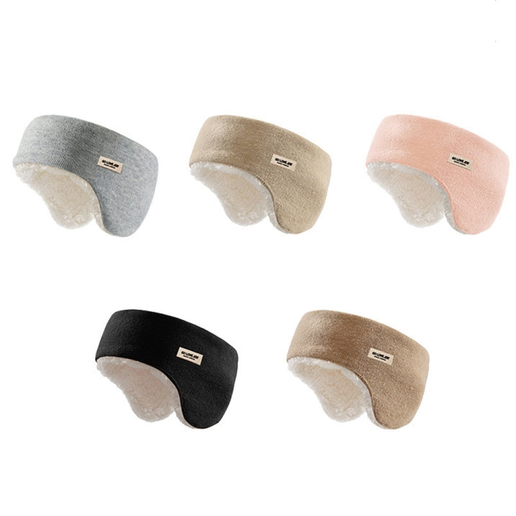 Golovejoy Winter Warm Soundproof Earmuffs + Earplugs Set Sleep Eye Mask, 2 In 1 (Beige), 2 In 1 (Khaki), 2 In 1 (Gray), 2 In 1 (Pink), 2 In 1 (Black)