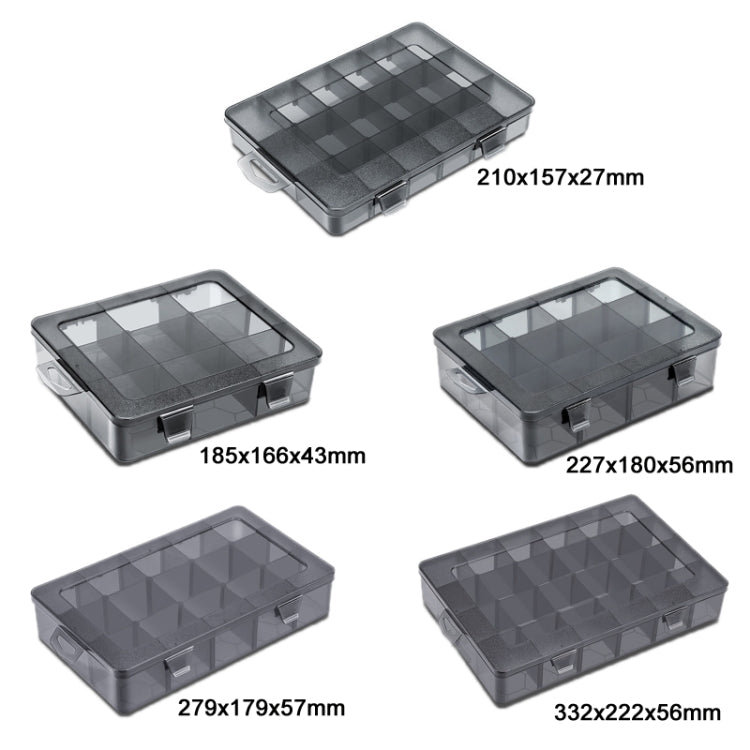 Multi-Compartment Sorted Electronic Parts Organiser, Specifications:, 18 Grid, 9 Grid, 12 Grid, 15 Grid, 24 Grid
