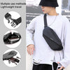 HAOSHUAI 1100-20 Men Waist Bag Outdoor Running Mobile Phone Bag, 1100-20 Dark Blue, 1100-20 Black, 1100-20 Army Green