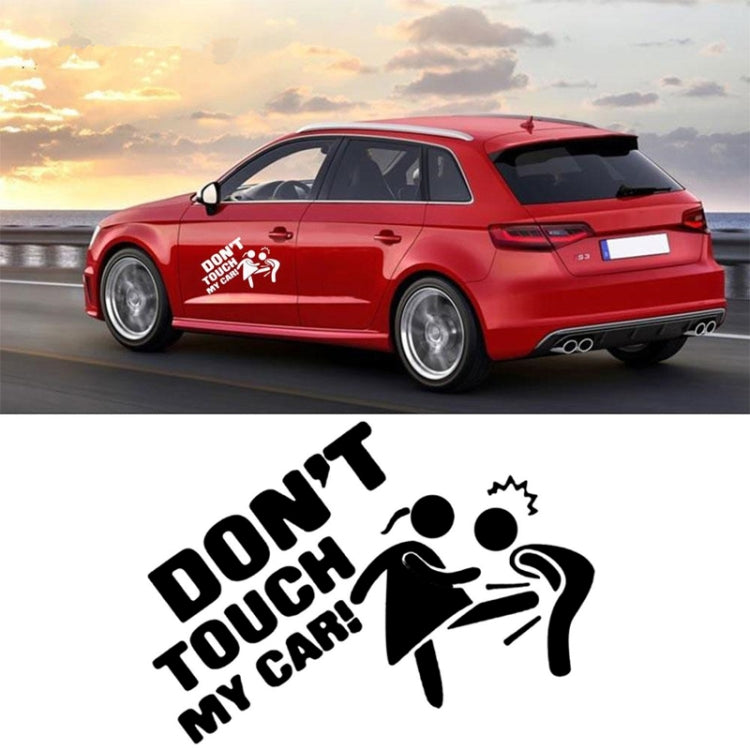 10 PCS Car Sticker Do Not Touch My Car Personalised Reflective