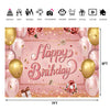 1.5m x 2.1m Children Birthday Party Venue Layout 3D Digital Studio Photography Background, 1.5mx2.1m Pink