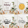 GT282 Birthday Background Cloth Party Scene Arranges Children Photos, 150x200cm Velvet Cloth