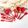 Non-stick High Temperature Resistant Silicone Cookware, Style:Food Clip, Spatula, Soup Spoon, Leak Spoon, Spaghetti Claw, Rice Spoon, Leak Shovel, Scrape, Brush, Food Clip