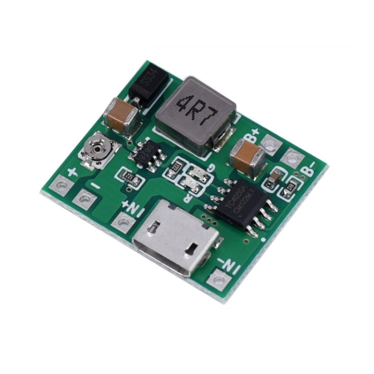 3.7V 18650 Single Cell Lithium Battery Adjustable Boost Voltage Converter Module With Charging Circuit
