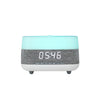 300ml Bluetooth Clock Aromatherapy Humidifier with Seven-color Ambient Light,EU Plug, Bluetooth Clock  Humidifier