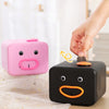 Emoticon Expression Voice Electric Piggy Bank, Expression Black, Expression Pink