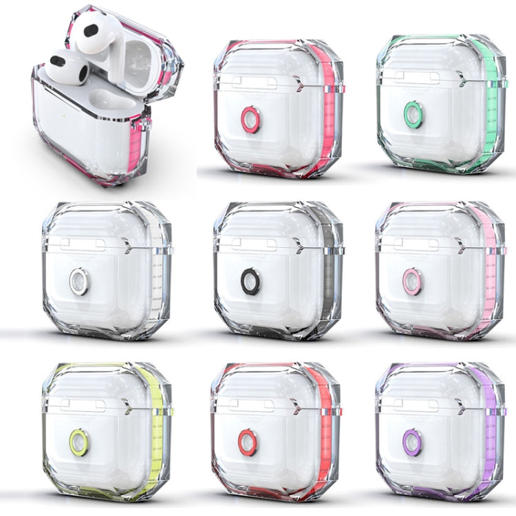 For AirPods 3 RJT-AP-03 Transparent Anti-fall Bluetooth Earphone Protective Sleeve, For AirPods 3 White, For AirPods 3 Black