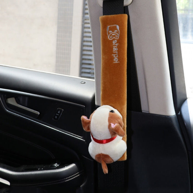 002 Cute Cartoon Thicked Seat Belt Anti-Strangled Protective Cushion