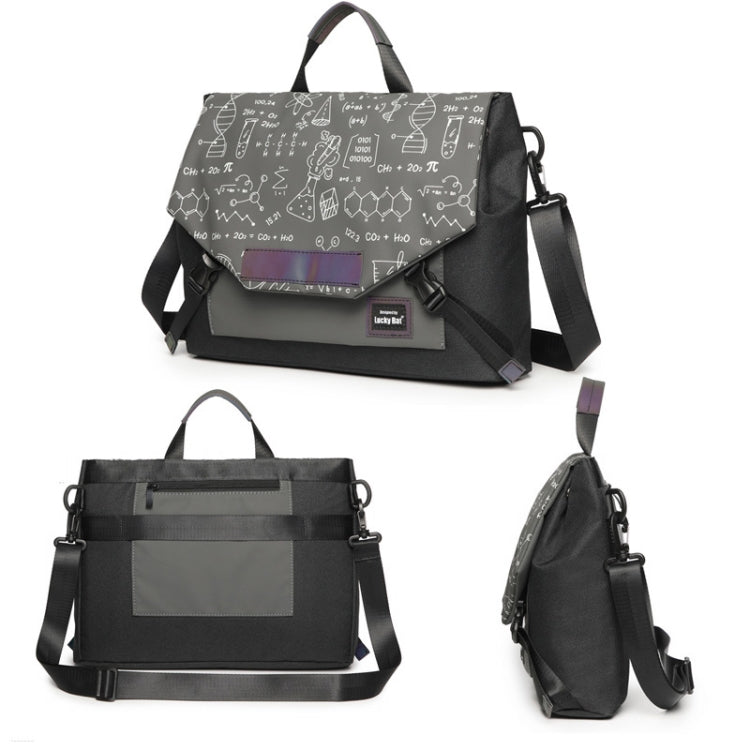 LUCKYBAT Laptop Bag Airbag Anti-drop Crossbody Handbag, S 13.3-16 Inch, L 16 Inch