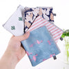 SN-031 2pcs Waterproof Zipper Sanitary Napkin Storage Bag Coin Card Bag, SN-031 Cactus, SN-031 Flamingo, SN-031 Stripe