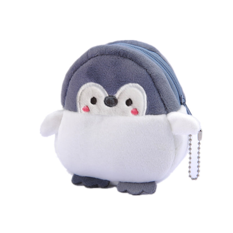 2pcs Cute Little Penguin Coin Purse Lipstick Data Cable Bag, Penguin
