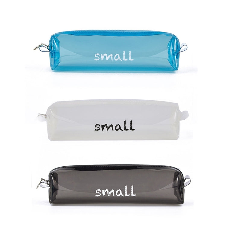 H6465-1 TPU Waterproof Student Transparent Pencil Bag, H6465-1 (White), H6465-1 (Black), H6465-1 (Blue)