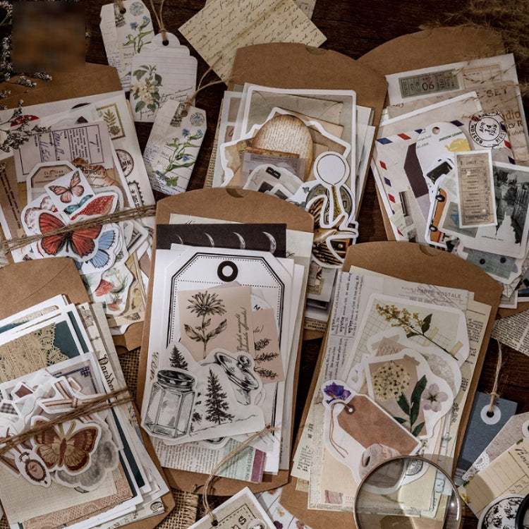 2sets 30 In 1 Vintage Collection Room Series Handbook Stickers Notes Packet