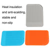 Curl Rod Insulation Sleeve Straight Hair Silicone Heat Insulation Pad, Grey, Blue, Orange