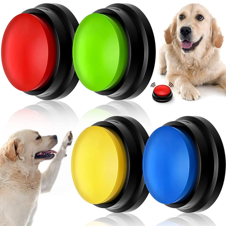 Pet Communication Button Dog Vocal Box Recording Vocalizer, Style: Recording Model, Green, Purple, Red, Orange, Rose Red, Pink, Yellow, Lake Blue, White, Dark Blue, Light Blue