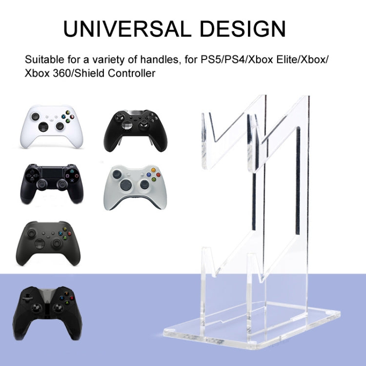 Acrylic Double Layer Game Handle Storage Bracket for PS4/ PS5/PS3