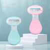 D940L Hair Removal Instrument Matching Female Manual Shaving Knife, Green, Pink
