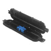 P-1101-5 5pcs SC Type Optical Fiber Waterproof Protective Box Leather Light Cable Continuation Box, 1 In 1 Out