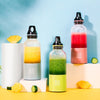 Bingo Mini Portable Juicer Home 6 Knife Head Charging Electric Juice Cup, 6 Blade Head Macaron Blue, 6 Blade Head Macaron Pink, 6 Blade Head Macaron Green