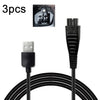 3pcs 4.8V 1.25A USB Charging Cable for Panasonic Electric Shaver