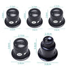 5pcs Eyepiece Magnifier Glass Lens Eyepiece Type Repair Magnifier, Times:, 5pcs 3X, 5pcs 5X, 5pcs 10X, 5pcs 15X, 5pcs 20X