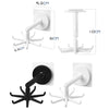 Multifunctional Rotating 7 Claws Hook Kitchen Storage 360 Degrees Without Trace Hooks