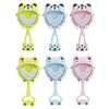S8 2pcs Children Cartoon Animal Manual U-shaped Silicone Toothbrush for 2-12 Years Old