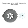 Silicone Flower Spill-proof Pot Lid Rotatable Pot Lid Kitchen Gadget, Size:, 23cm Yellow, 23cm Gray, 29cm Yellow
