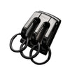 HONEST 3-ring Car Keychain Waist-hanging Anti-loss Keychain For Men